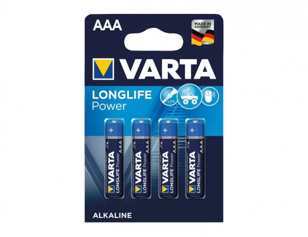 Batterie Longlife Power Micro AAA 1,5V LR 03 | 4er Pack