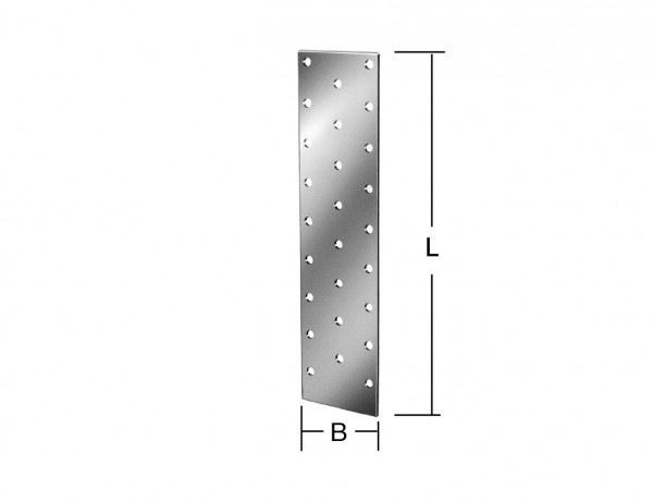 Lochplatte | 240 x 80 mm | verzinkt