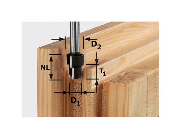 Stufenfräser HW D16,3/12,3/9,3 S12
