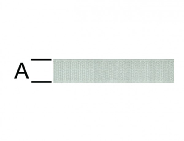 Klettband selbstklebend Haken Ø 20 mm