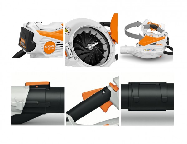 STIHL AkkuSaughäcksler SHA 56 Set mit Akku AK 20 und Ladegerät