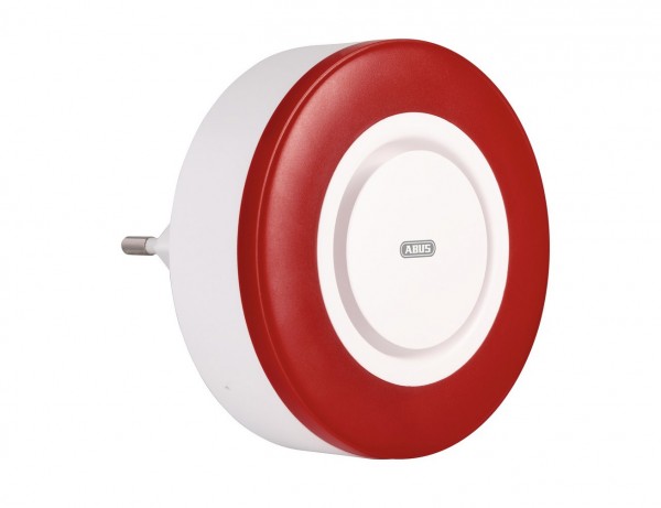 Z-Wave Innensirene | Abschreckende Alarmierung mit lautstarker Sirene (95 dB) und LED-Blitzlicht