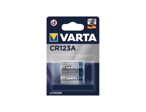 Lithium Batterie Professional CR123A 3V | 2er Pack