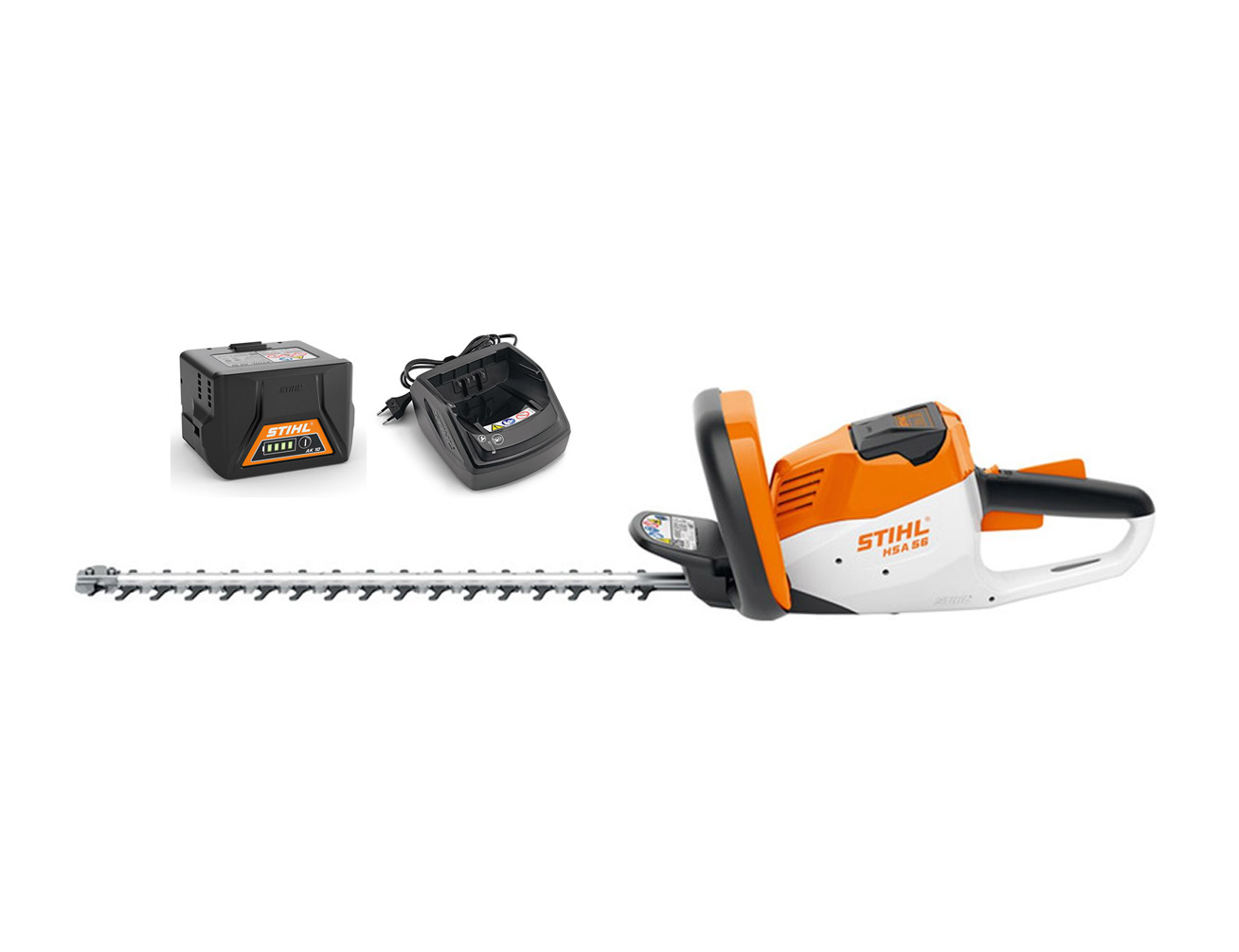 STIHL AkkuHeckenschere HSA 56 mit Akku AK 10 und Ladegerät AL 101
