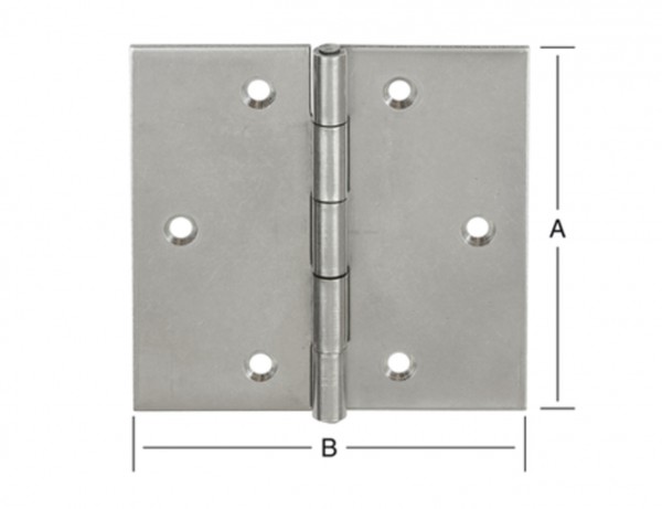 Käntiges Scharnier 100 x 100 mm VA