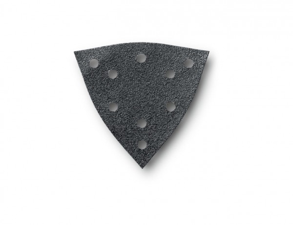 Dreieck-Schleifblätter mit 130 mm Kantenlänge | gelocht | K80-180
