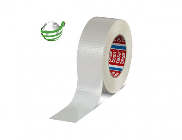 Gewebeband 60462 | 50 mm breit | Klassisches Gaffatape für allgemeine Anwendungen (Duct Tape) | Weiß