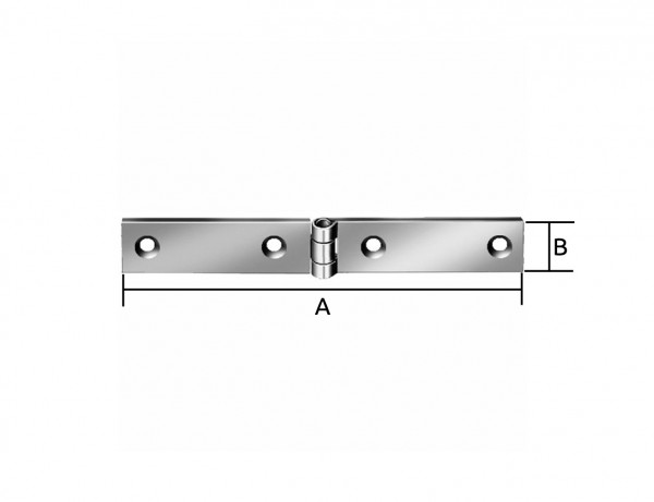 Geschlagenes schmales Tischband | 140 x 20 mm | verzinkt