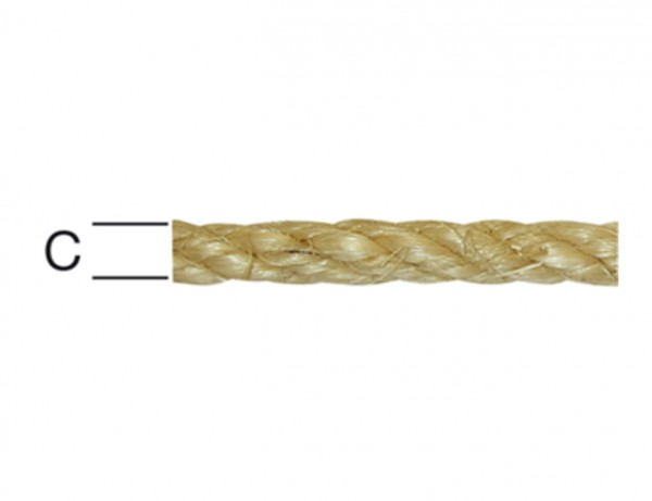 Sisal-Seil Ø 10 mm