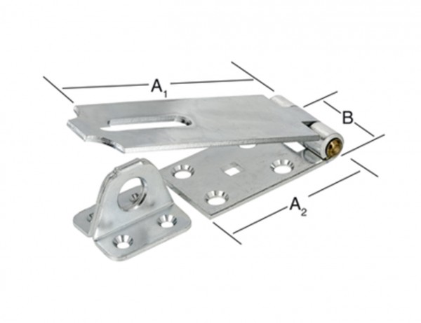 Sicherheits-Überfalle 140/70 x 50 mm