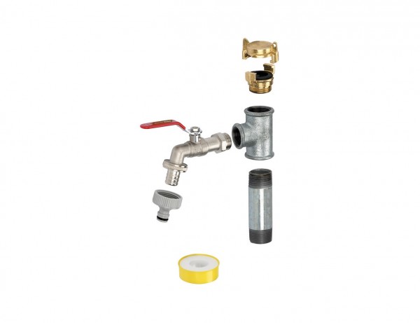 Pumpenmontage-Set MSD 200-HWW/P | All-in-One-Set für Hauswasserwerke und Gartenpumpen