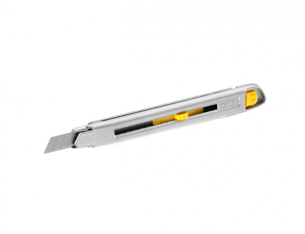 Cutter Interlock mit 9 mm Klinge | Druckgegossener Metall-Korpus