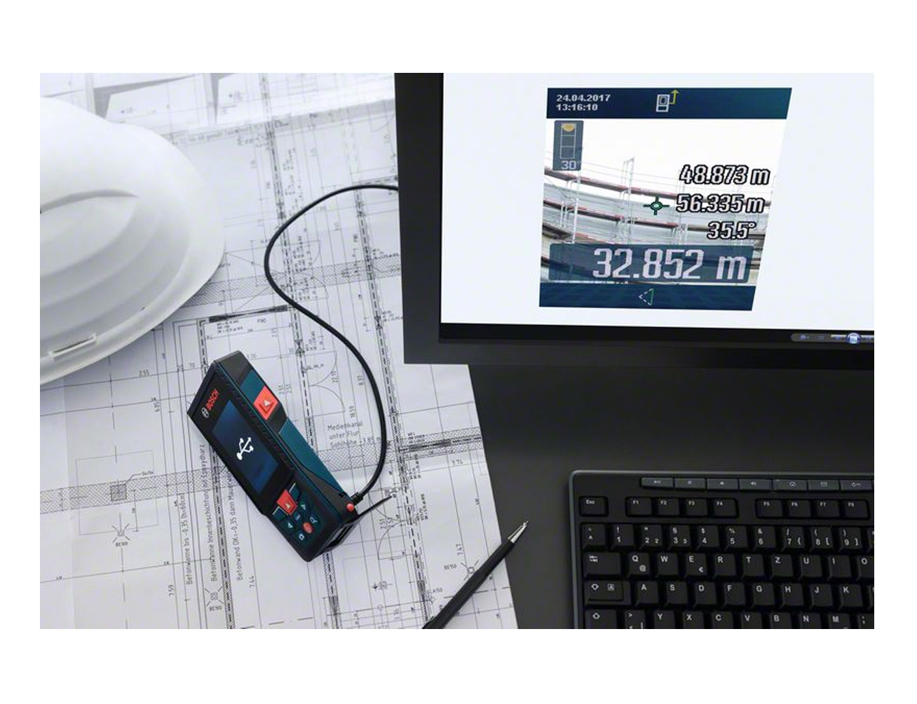 Iphone Als Entfernungsmesser : Laser entfernungsmesser glm 120 c mit integrierter kamera und
