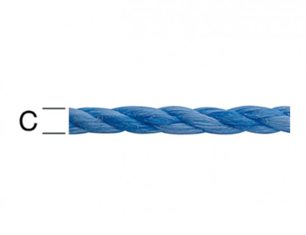 PP-Seil Blau Ø 6 mm