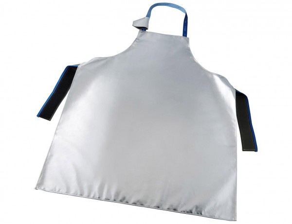 Hitzeschutz-Schürze | bis 1000°C Strahlungshitze | Flexibel, leicht, weich | 100 x 80 cm