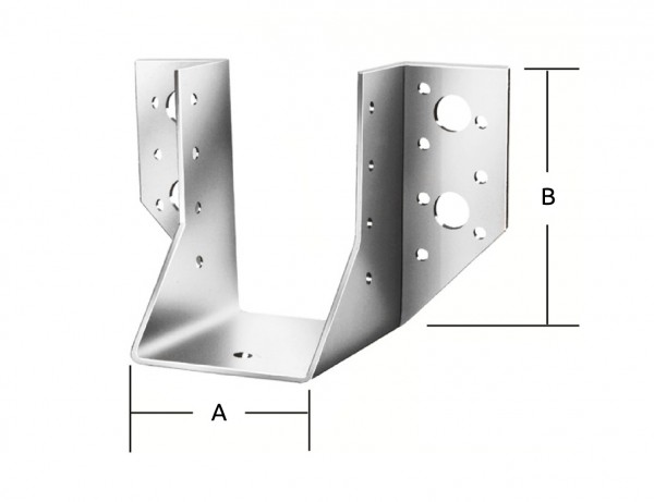 Balkenschuhe Typ A | 120 x 160 mm | verzinkt