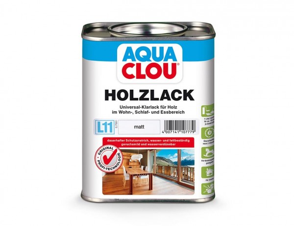 AQUA CLOU Holzlack | Universal-Klarlack für Holz