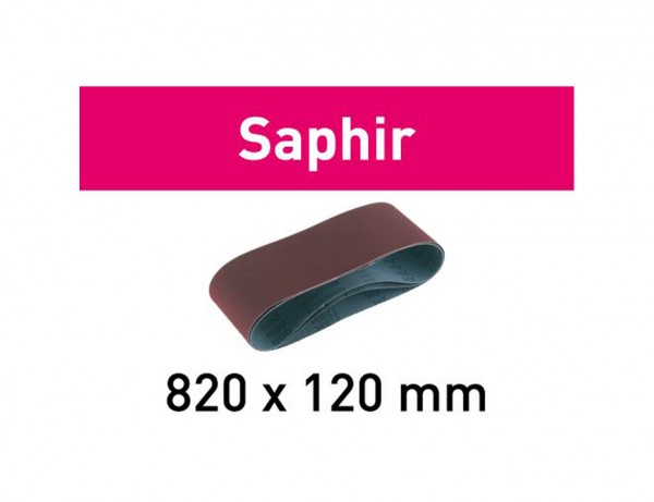 Schleifband 820x120-P150-SA/10 Saphir