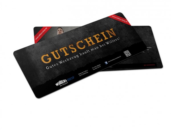 Gutschein für den Onlineshop (willers-shop.de)