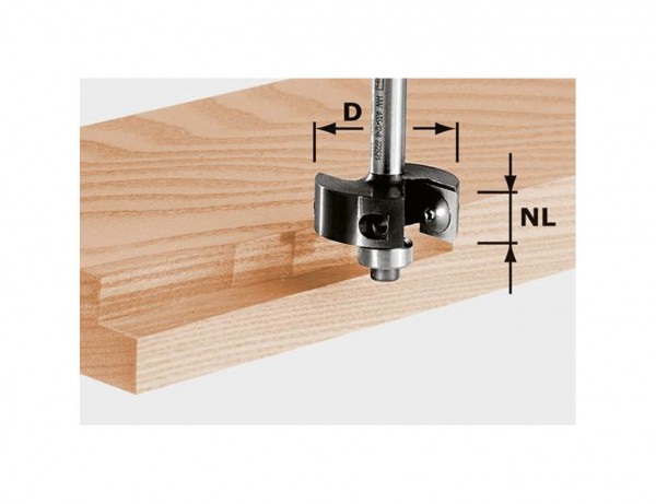 Falzfräser-Wendeplatten HW S8 D38/12