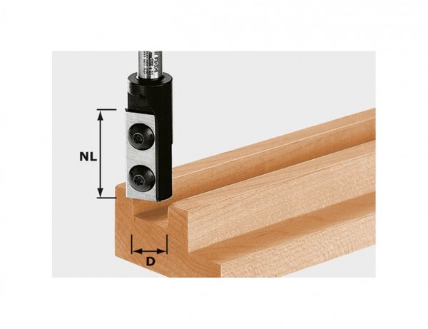 Nutfräser-Wendeplatten HW S8 D10/25 WP Z1