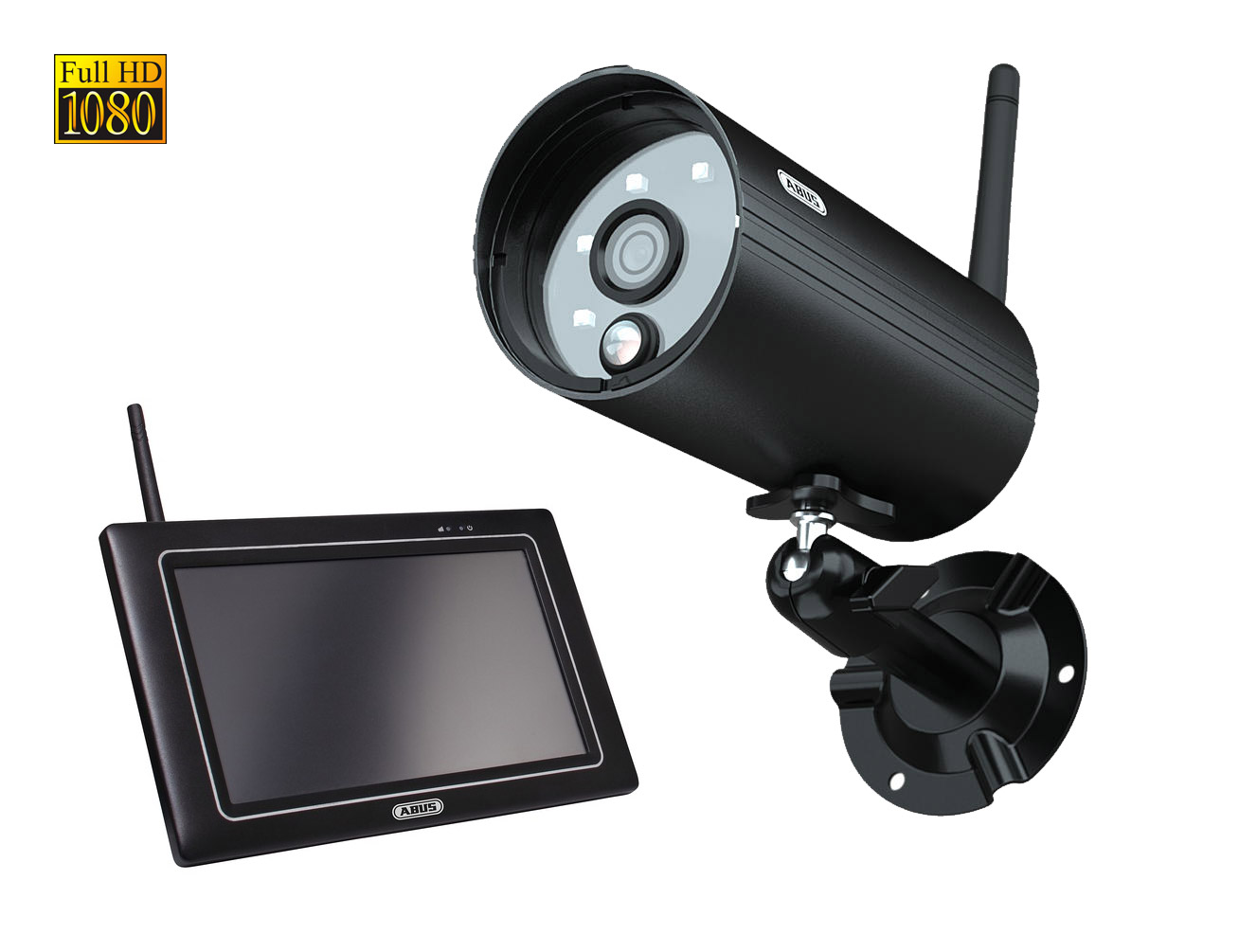 Entfernungsmessung Mit Funk : Abus onelook videoüberwachungsset ppdf p full hd funk
