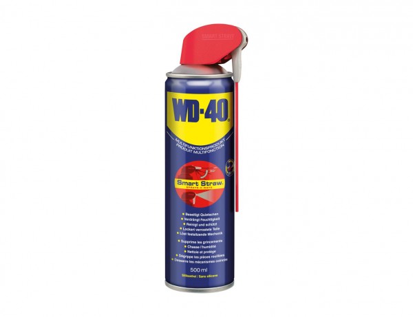 WD 40 Multifunktionsöl | Smart Straw | Erreicht Unerreichbares dank biegsamen Sprührohr | 400 ml